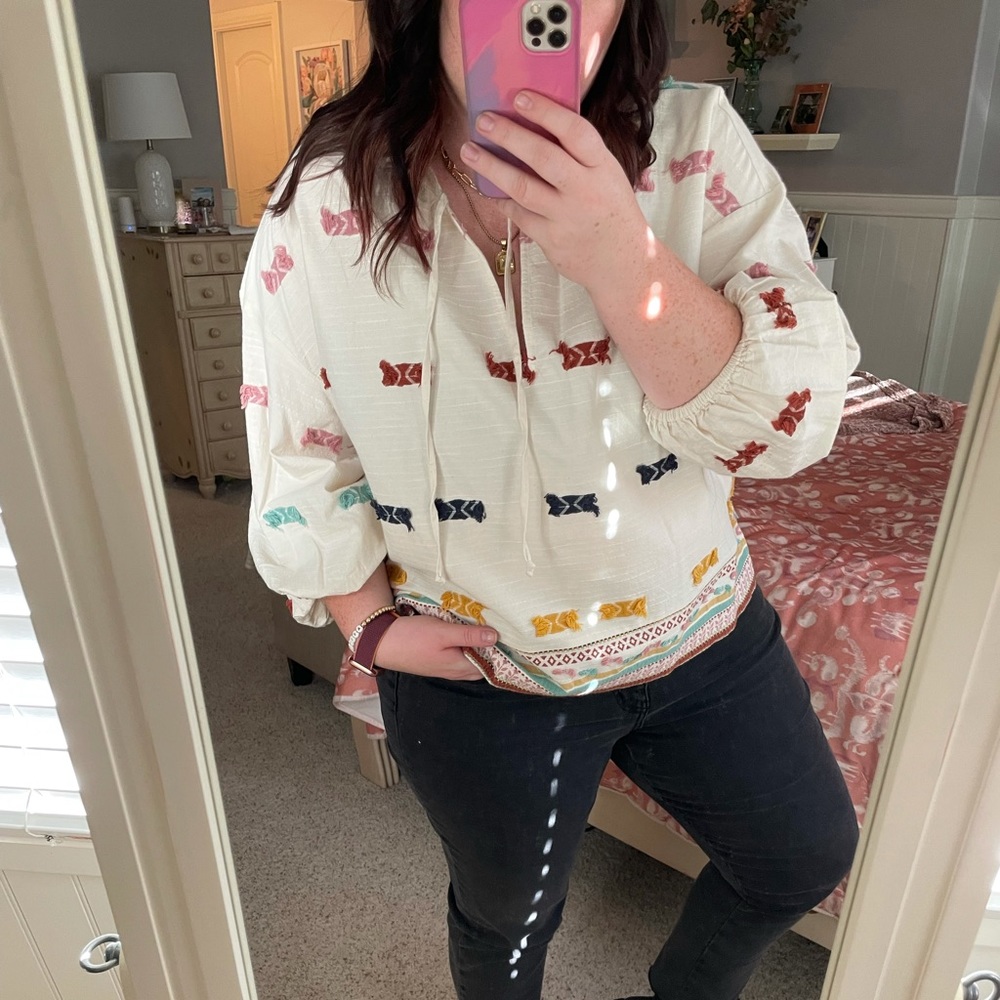 NWOT Lou and Grey Blouse